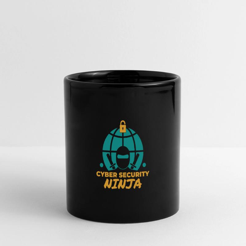 Cyber security ninja Programming Computer Science Full Colour Panoramic Mug