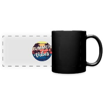 SUMMERVIBES / Summer Vibes - Full Colour Panoramic Mug - black - Front