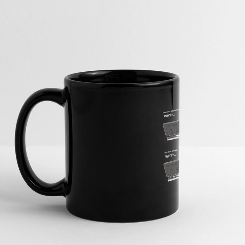 Funny programming code works why Full Colour Panoramic Mug