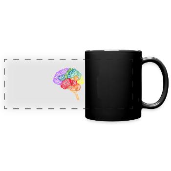 Brain Neurologist - Full Colour Panoramic Mug - black - Front