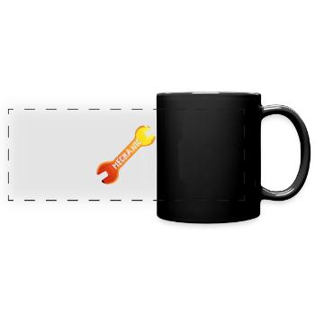 Mécanicien | Mécanicien | Occupation - Mug panoramique uni - noir - Devant
