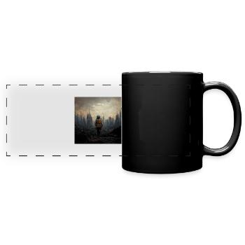 Apocalypse End of World Painting - Full Colour Panoramic Mug - black - Front