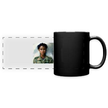 Schöne US Army Combat Medical Painting - Panorama-Tasse farbig - Schwarz - Vorne