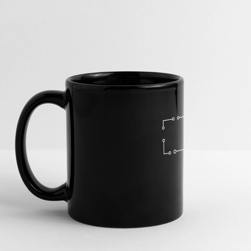 Simple frame in white rectangle Full Colour Panoramic Mug