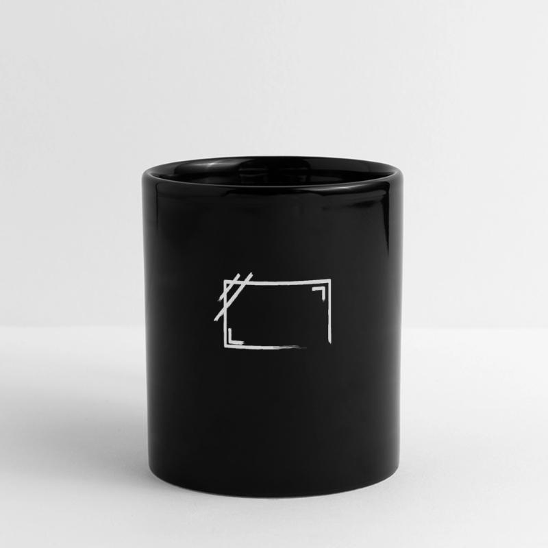 Weathered Rectangular Frame Strokes Full Colour Panoramic Mug