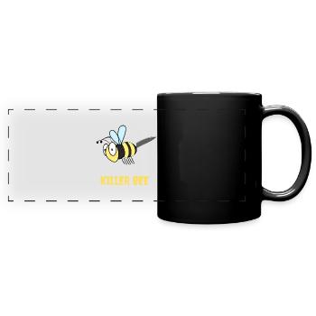 KILLER BEE - Panorama-Tasse farbig - Schwarz - Vorne