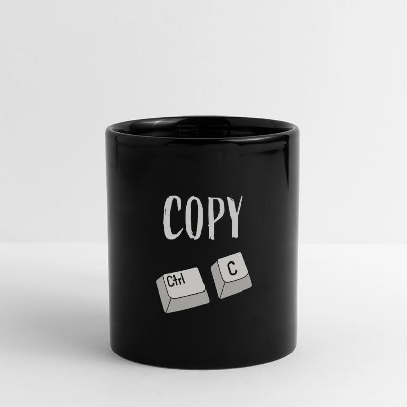 Ctrl C Copier Mug panoramique uni