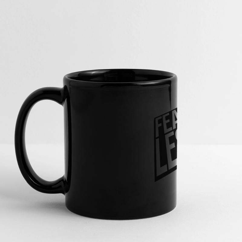 Conception de citation de texte intrépide Mug panoramique uni