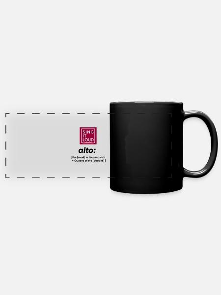 Alto Mugs - Full Colour Panoramic Mug - black