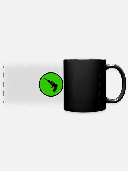 Forer - Mug panoramique uni - noir