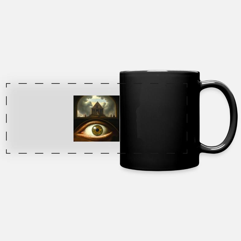 Secret Eye - Full Colour Panoramic Mug - black