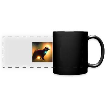 Coati - Full Colour Panoramic Mug - black - Front