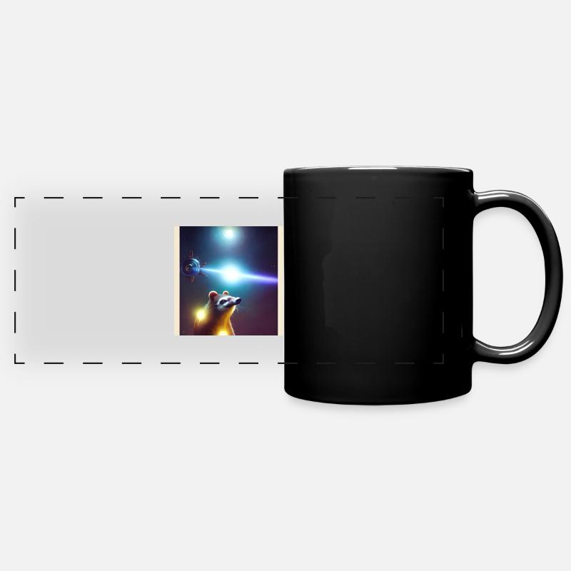 Coati - Full Colour Panoramic Mug - black