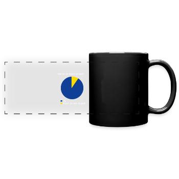 Zocken Gaming Konsole Geschenk Geschenkidee Nerdy - Panorama-Tasse farbig - Schwarz - Vorne