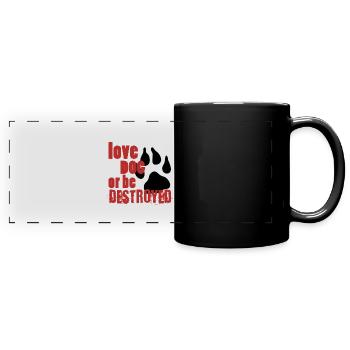 Animal - Mug panoramique uni - noir - Devant