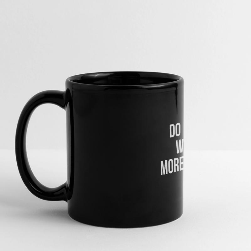Faire moins avec plus de concentration Mug panoramique uni