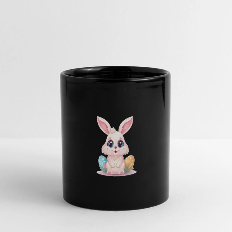 Easter Eggs Easter Bunny Easter - Happy Easter Full Colour Panoramic Mug