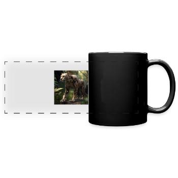 Panter 2 - Full Colour Panoramic Mug - black - Front