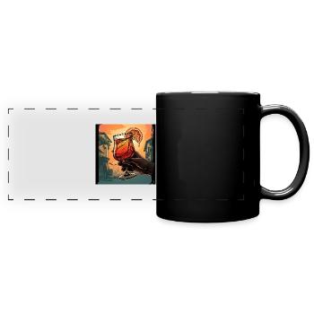 Cheers - Full Colour Panoramic Mug - black - Front