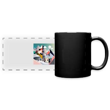 The Bauhaus Legacy - Full Colour Panoramic Mug - black - Front
