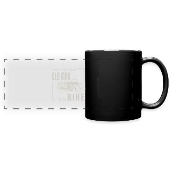 Ne sous-estimez jamais - Mug panoramique uni - noir - Devant