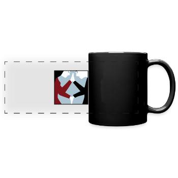 Connection - Full Colour Panoramic Mug - black - Front
