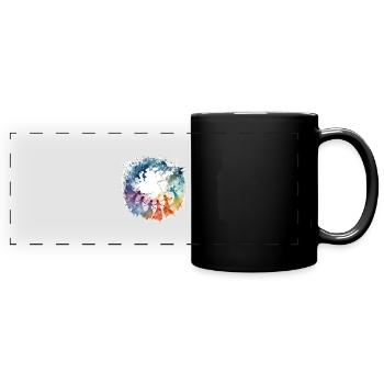 La danse des anges - Mug panoramique uni - noir - Devant