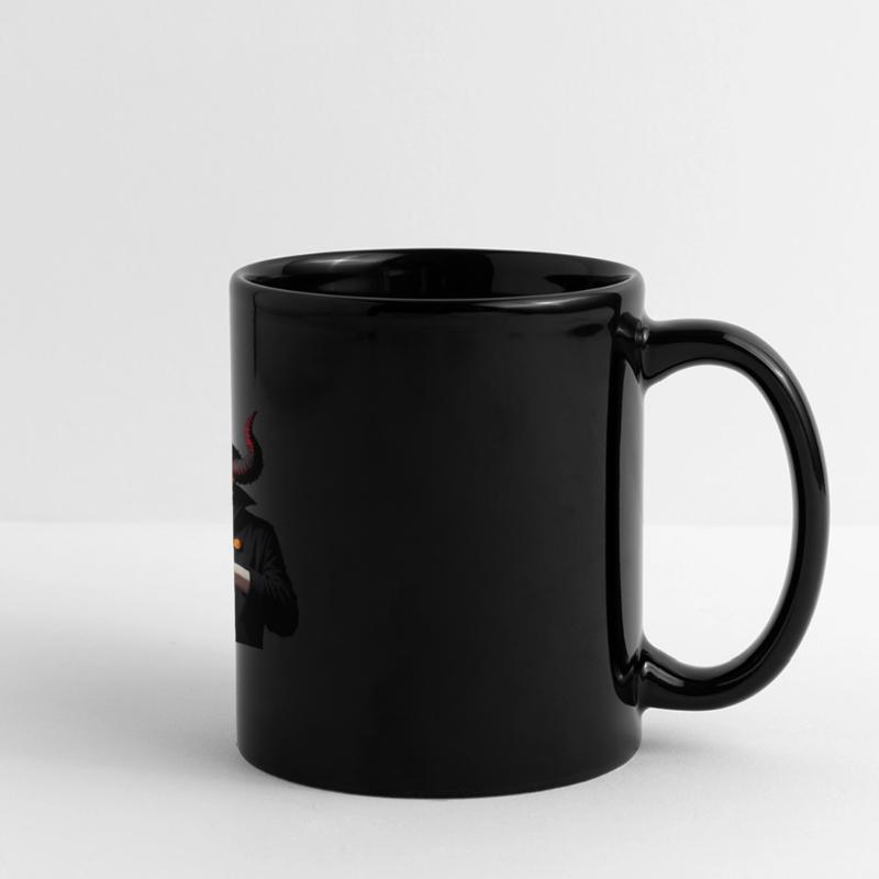 Crâne cornu | Manipuler ses cubes de puzzle Mug panoramique uni