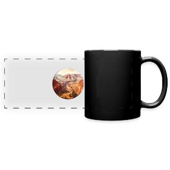Grand Canyon National Park in Arizona - Full Colour Panoramic Mug - black - Front