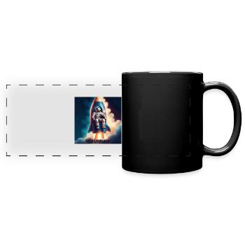 This year will take off - Full Colour Panoramic Mug - black - Front