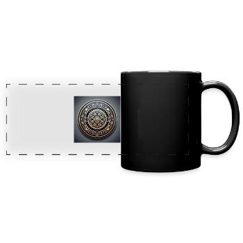 Vintage - Full Colour Panoramic Mug - black - Front
