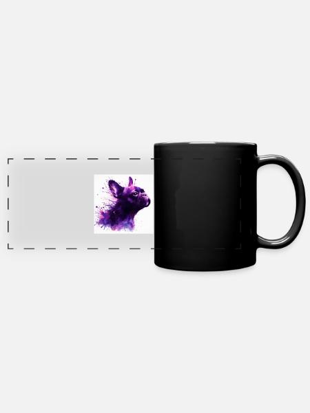 Bully Love - Panorama-Tasse farbig - Schwarz