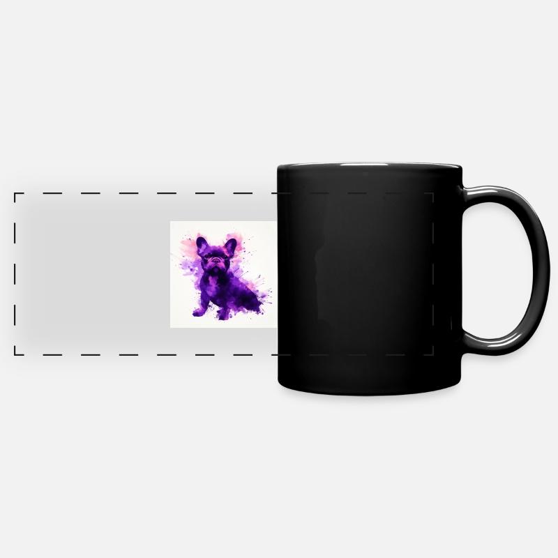 Amour d’intimidation - Mug panoramique uni - noir