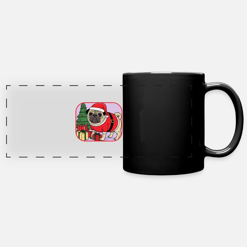 Carlin Noël - Mug panoramique uni - noir