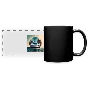 Miami Portal Escape (Miami Collection) - Full Colour Panoramic Mug - black - Front