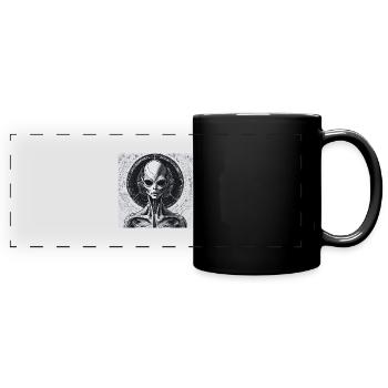 Astrophysik Spiritualität - Panorama-Tasse farbig - Schwarz - Vorne