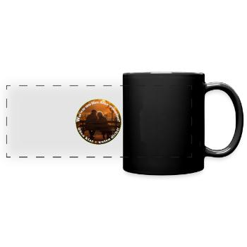 Démence à l’étage et incontinence à l’étage - Mug panoramique uni - noir - Devant