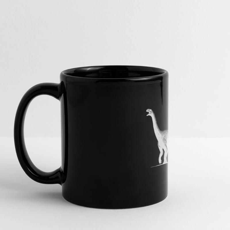 Dino géant Diplodocus dinosaure sauropode Mug panoramique uni