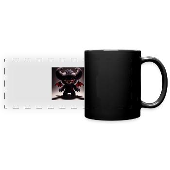 Süßer Dämon - Panorama-Tasse farbig - Schwarz - Vorne