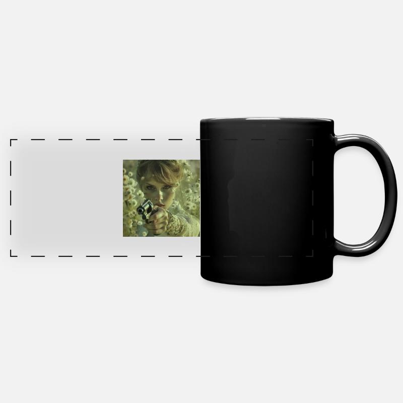 Beautiful Death - Full Colour Panoramic Mug - black