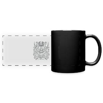 Décès d’un marin - Mug panoramique uni - noir - Devant