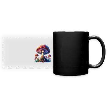 PILZ - Panorama-Tasse farbig - Schwarz - Vorne
