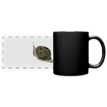 Snail - Full Colour Panoramic Mug - black - Front