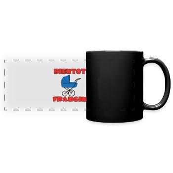 BIENTOT FRANGIN - Mug panoramique uni - noir - Devant