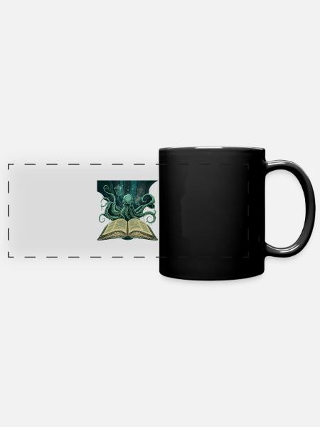 Buch - Panorama-Tasse farbig - Schwarz