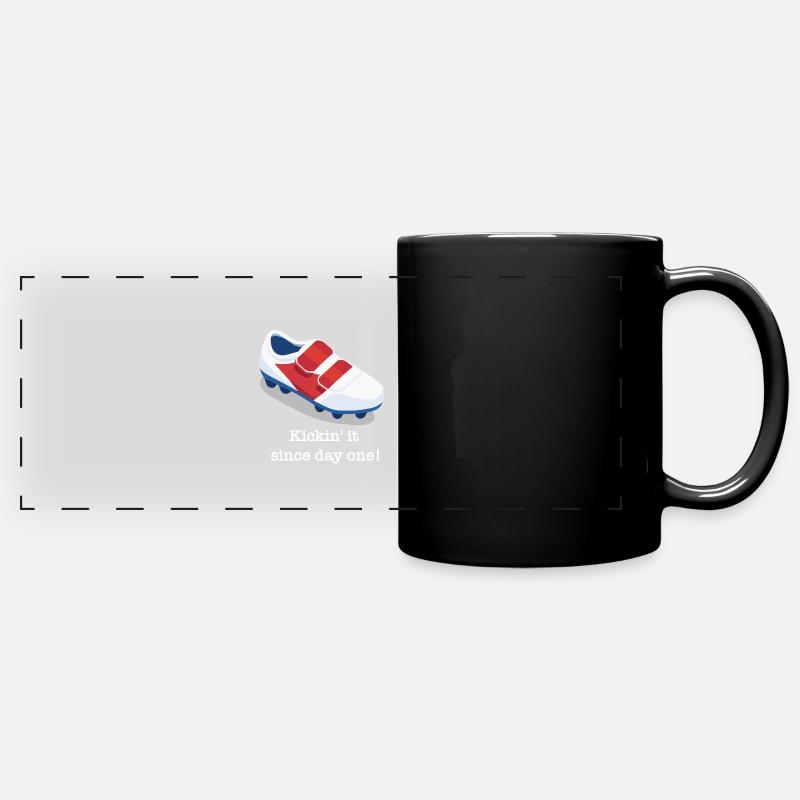 Soccer Soccer Boot Funny Saying - Full Colour Panoramic Mug - black