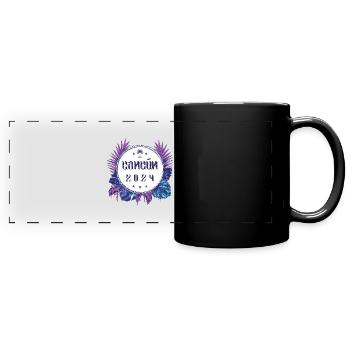 Cancun 2024 - Panorama-Tasse farbig - Schwarz - Vorne