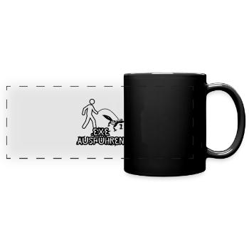 Cadeau Informatique Drôle - Mug panoramique uni - noir - Devant