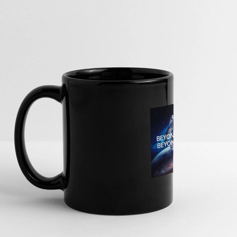 Beyond earth, beyond limits Panorama-Tasse farbig