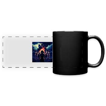 Primal Warrior - Full Colour Panoramic Mug - black - Front
